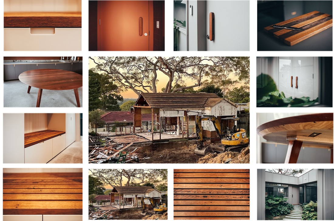 Furniture made from your old home