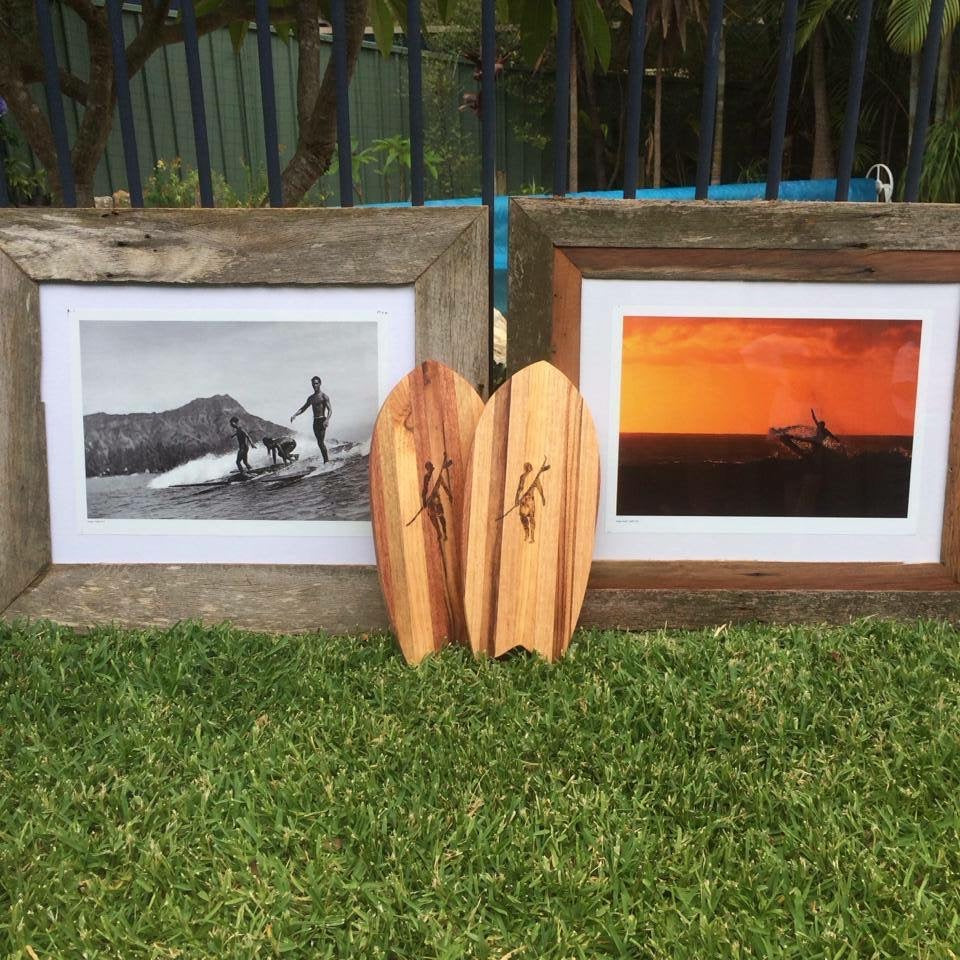 Picture frames made from reclaimed Australian hardwood