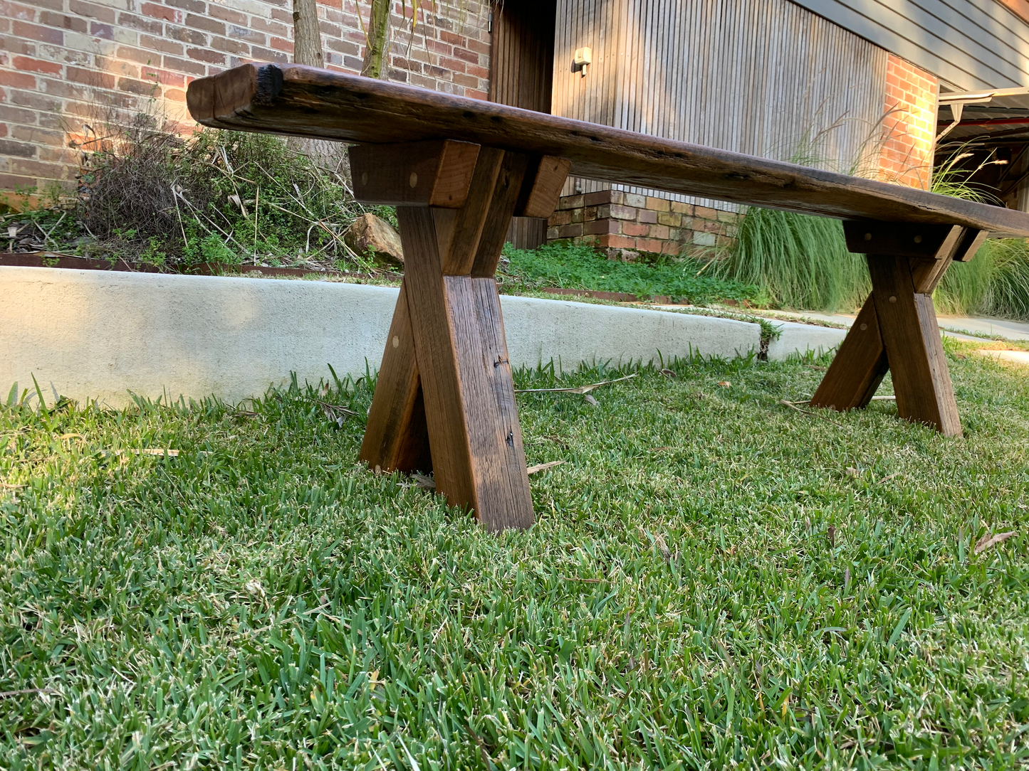 Bench seat / Reclaimed timber / Outdoor or Indoor